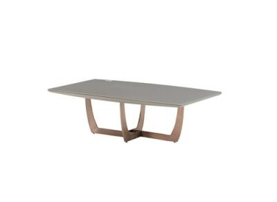 Julieta Dining Table in Glass Top by Acazzi