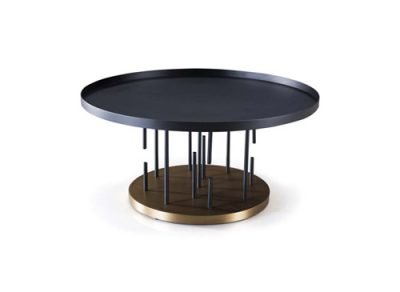 Tearlach Black Coffee Table by Acazzi