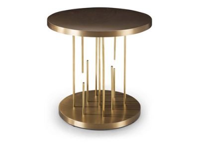 Tearlach Small Gold Coffee Table By Acazzi