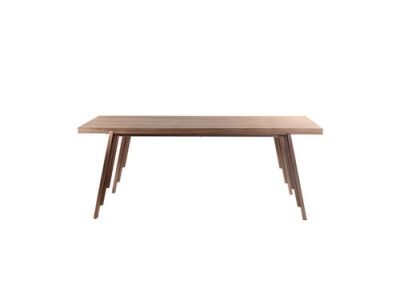 Ugo Dining Table in Steel Leg by Acazzi