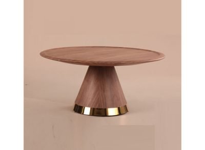 Vincenzo Coffee Table In Walnut by Acazzi